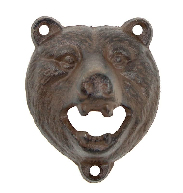 Bear Bottle Opener - Wall Mounted