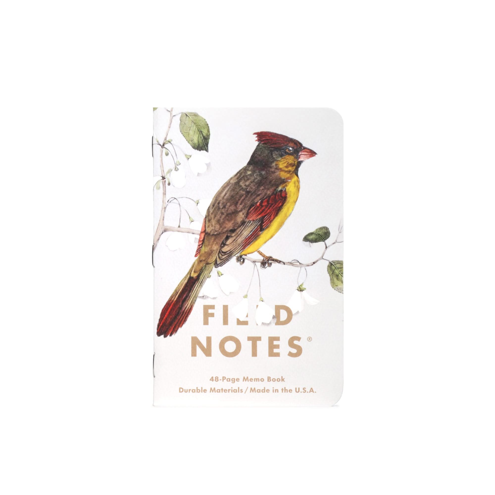 FIELD NOTES Birds & Trees of North America series of notebooks.  set "C"  cardinal shown