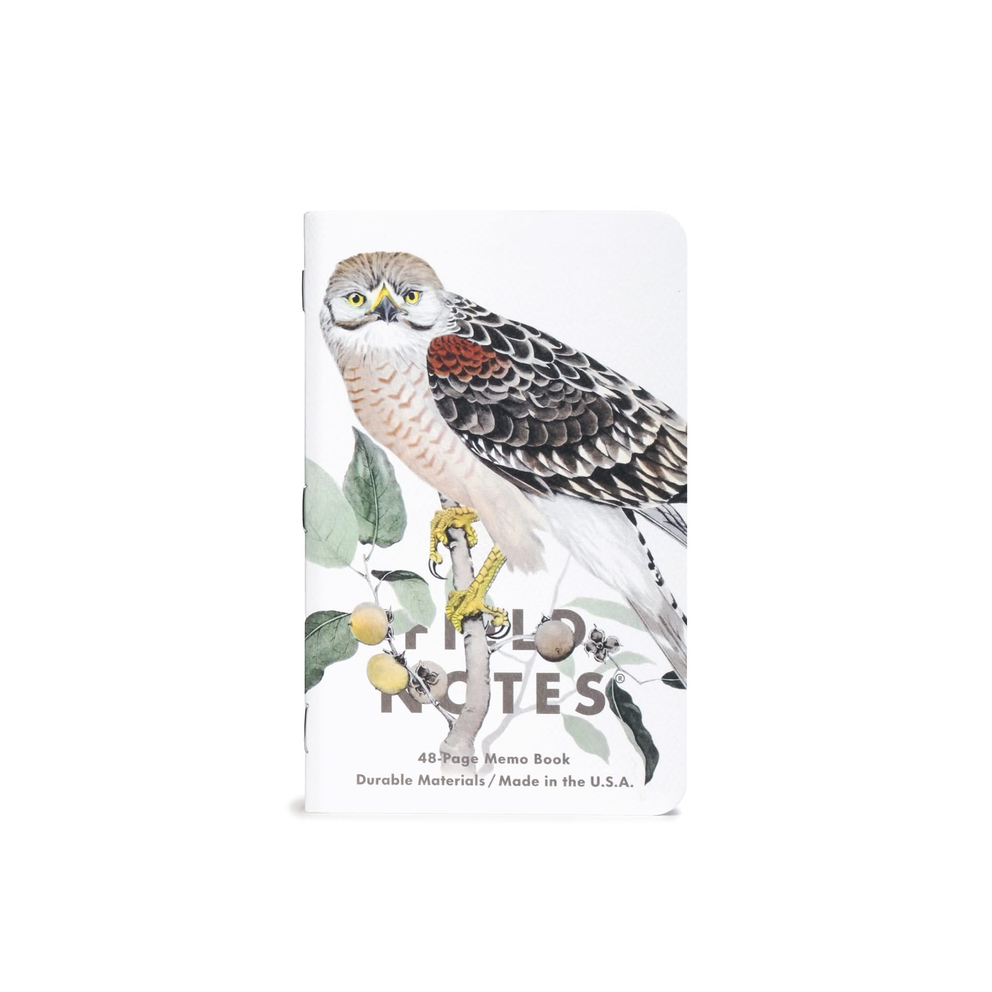 FIELD NOTES Birds & Trees of North America series of notebooks.  set "C"  Redshoulder Hawk shown