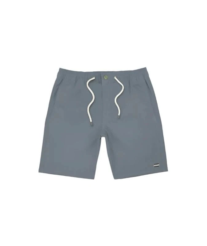 Jetty Creek Walkshort in storm color, front flat lay view
