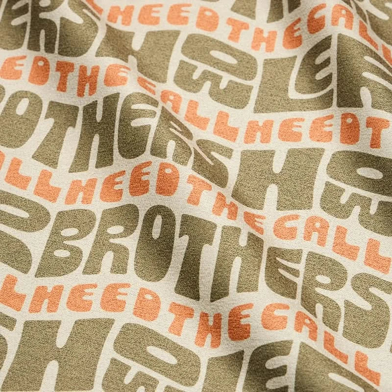 HOWLER BROTHER'S McKinney microfiber towel - HB Flow Sand, close up pattern detail view