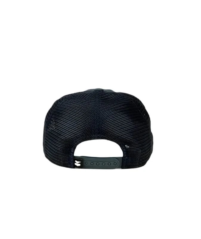 Jetty Rake hat in Navy, rear  view