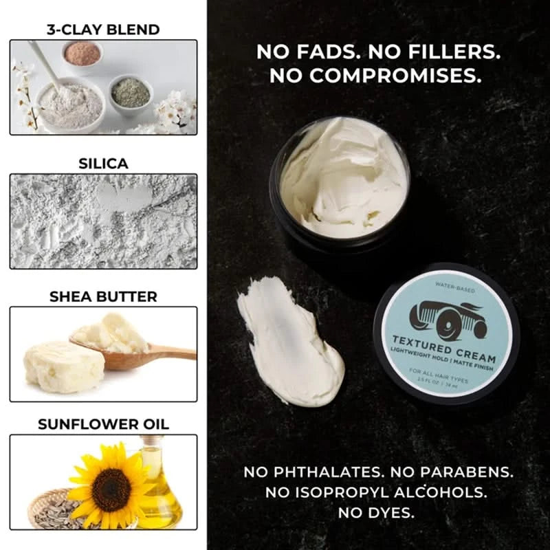 Brightside Textured Cream, Info graphic detailing ingredients
