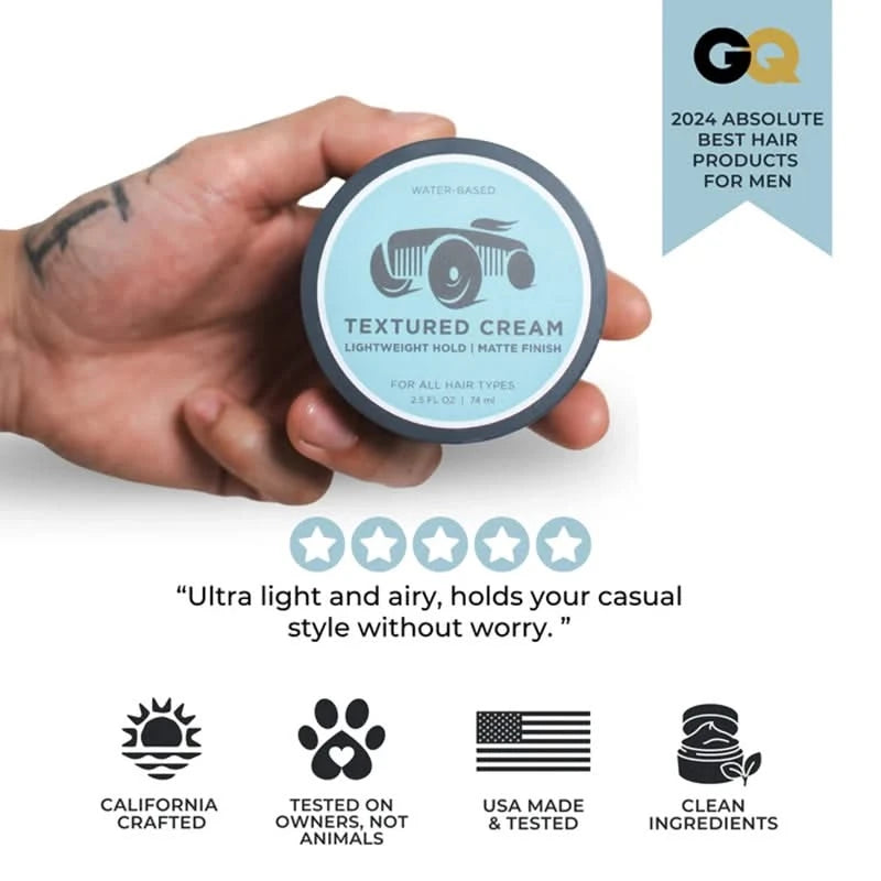 Brightside Textured Cream, Info graphic detailing awards won