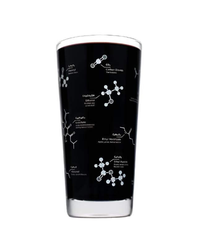 Cognitive Surplus Chemistry of Beer Glass, filled