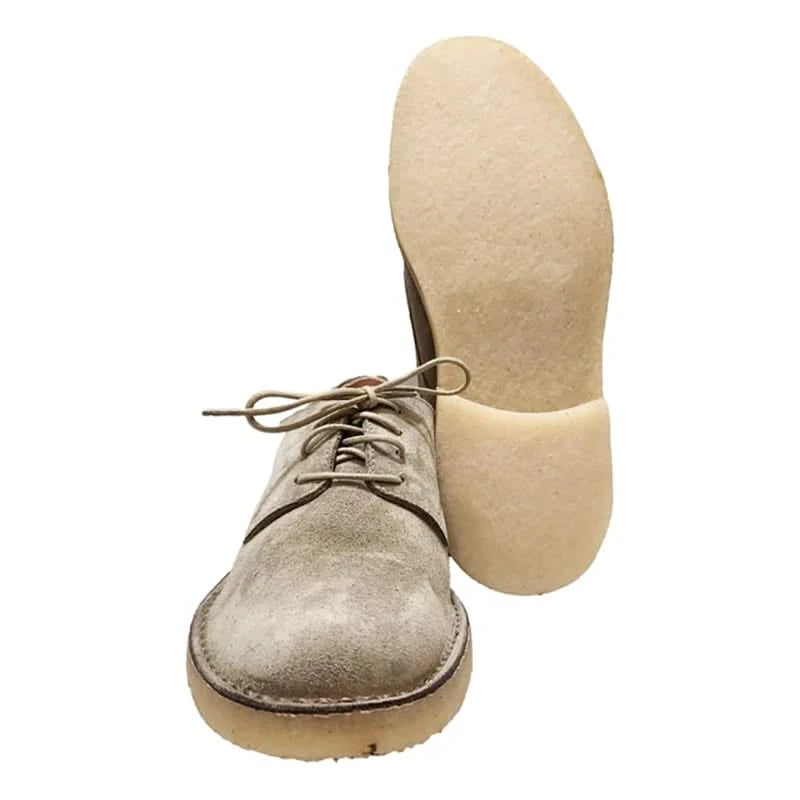 Astorflex Coastflex Derby Shoe in Stone – View of natural rubber sole and tread pattern