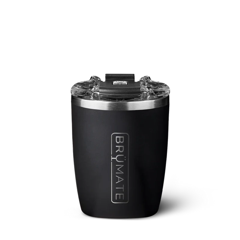 Brumate rocks 12oz insulated tumbler for cocktails, in matte black