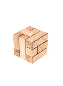 Geek Toys Wooden Cube puzzle without packaging