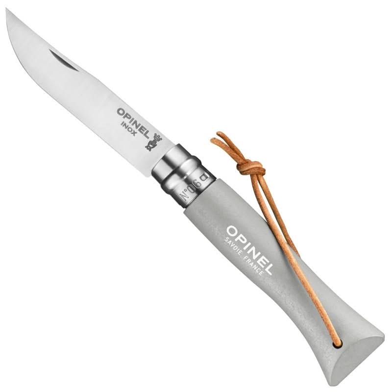 Opinel "Colorama" No. 6 Stainless Steel Pocket Knife w/ Lanyard