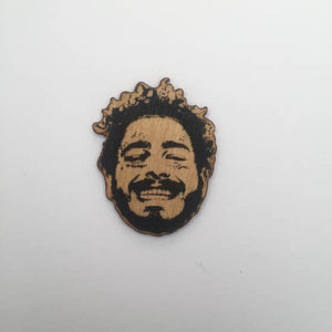 Letter Craft Post Malone laser Engraved wood ornament