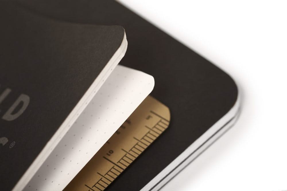 Field Notes 2-pack Pitch Black Ruled Notebook