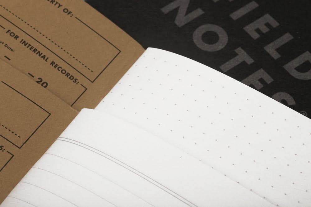 Field Notes 3-pack Pitch Black Memo Book