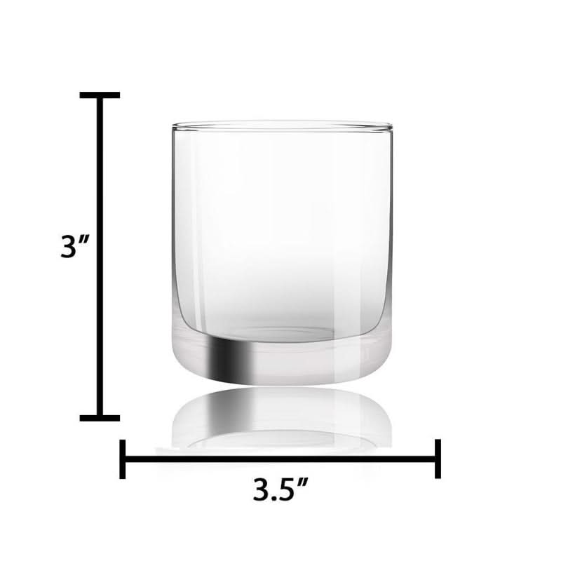 Nova Crystal 10oz Whiskey / Old Fashioned Glasses - Set of 2