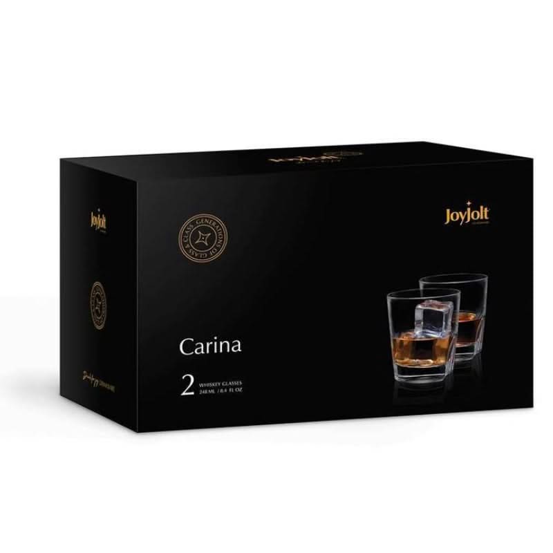Carina 8.4oz Whiskey / Old Fashioned Glasses - Set of 2