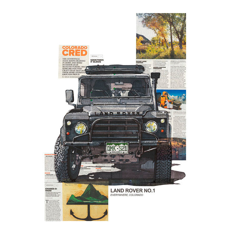 Land Rover No.1 11x14 Unframed Print