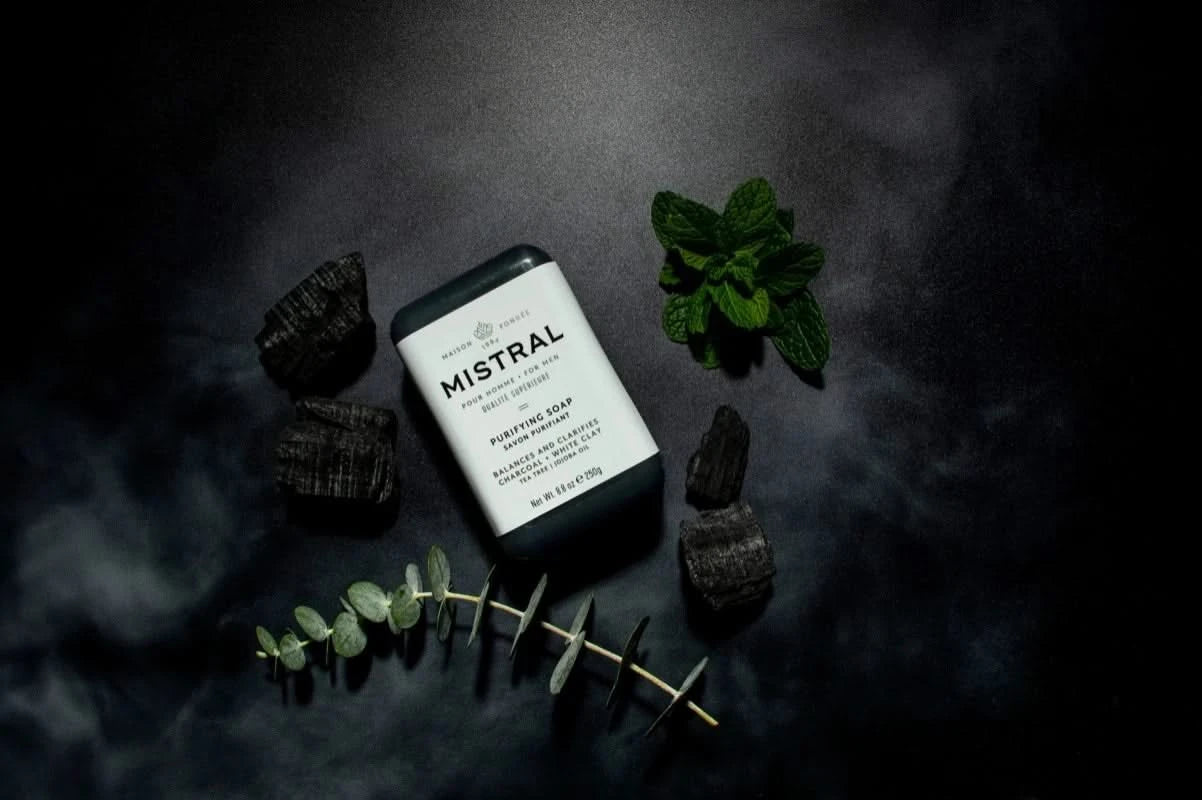 MISTRAL PURIFYING SOAP BAR  WITH DECOR