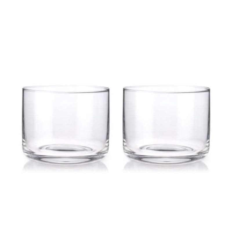 Viski Crystal Negroni Glasses set of 2 empty glasses