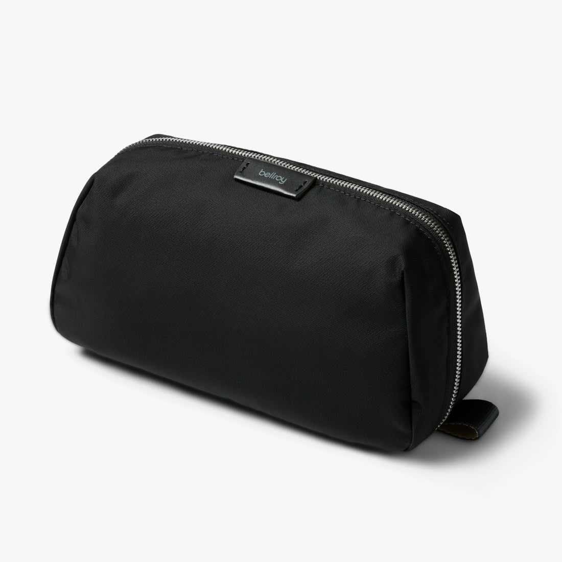 Bellroy Toiletry Kit Plus travel toiletry bag in Black, front view - The Simple Man
