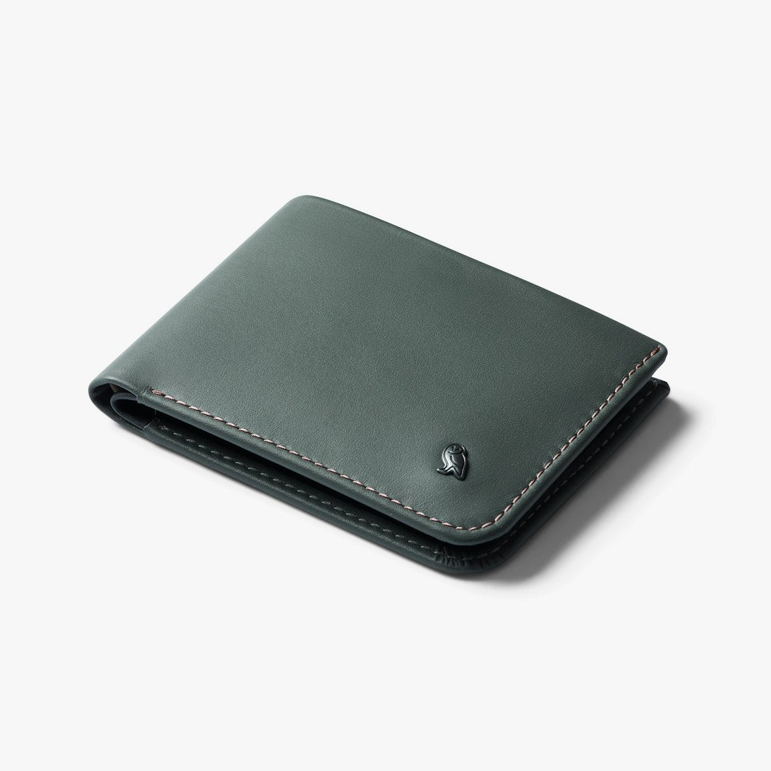Bellroy Hide & Seek RFID leather wallet in Everglade, front view - The Simple Man