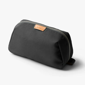 Bellroy Toiletry Kit Plus travel toiletry bag in Slate, front view - The Simple Man