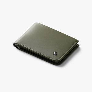 Bellroy Hide & Seek LO RFID leather wallet in Willow, front view - The Simple Man