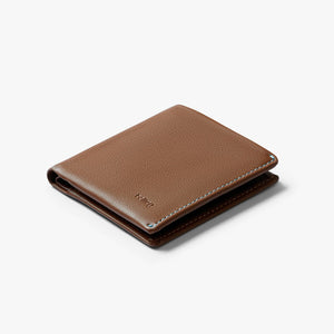 Bellroy Note Sleeve RFID leather wallet in Hazelnut, front view - The Simple Man