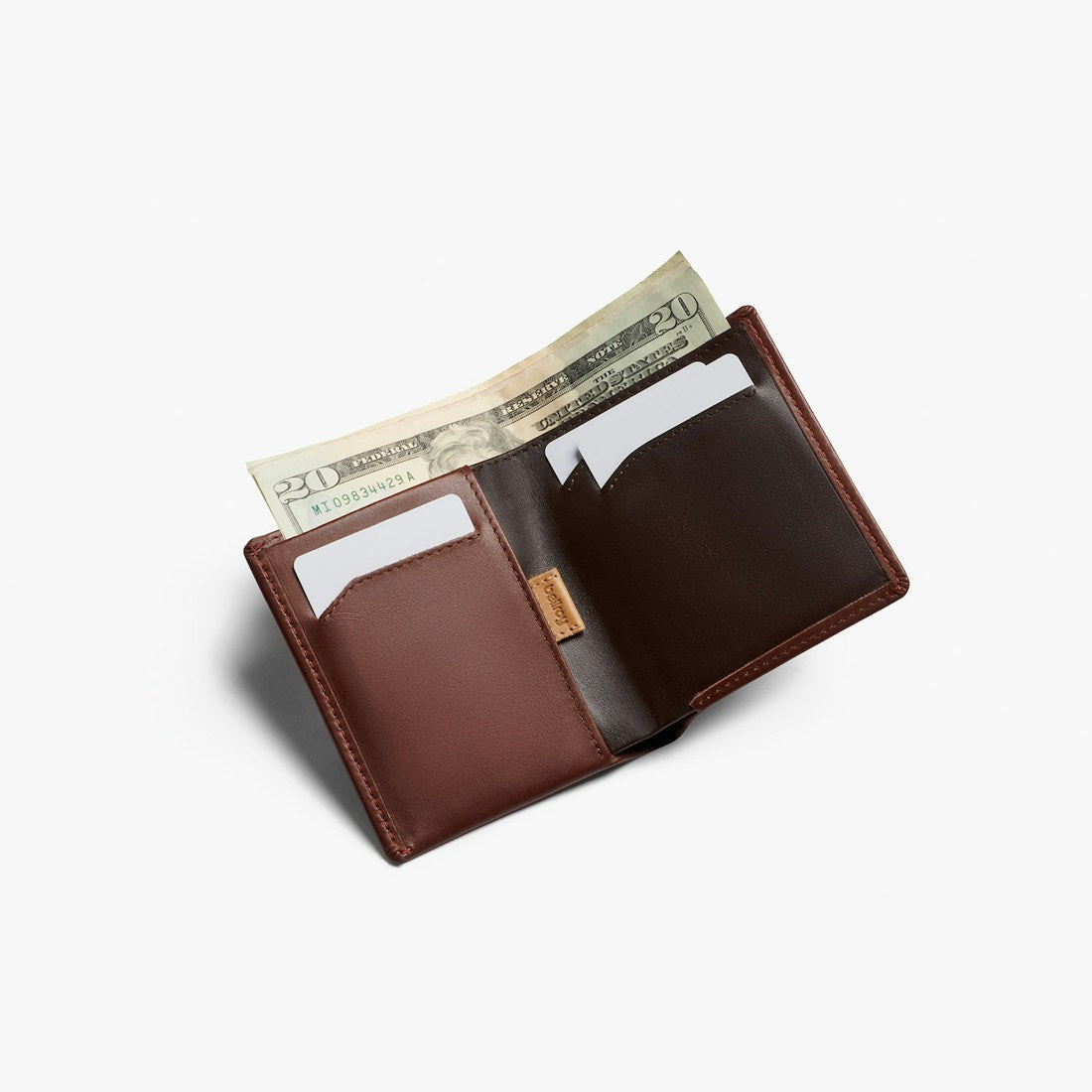 Bellroy Note Sleeve RFID leather wallet in Cocoa, front view - The Simple Man