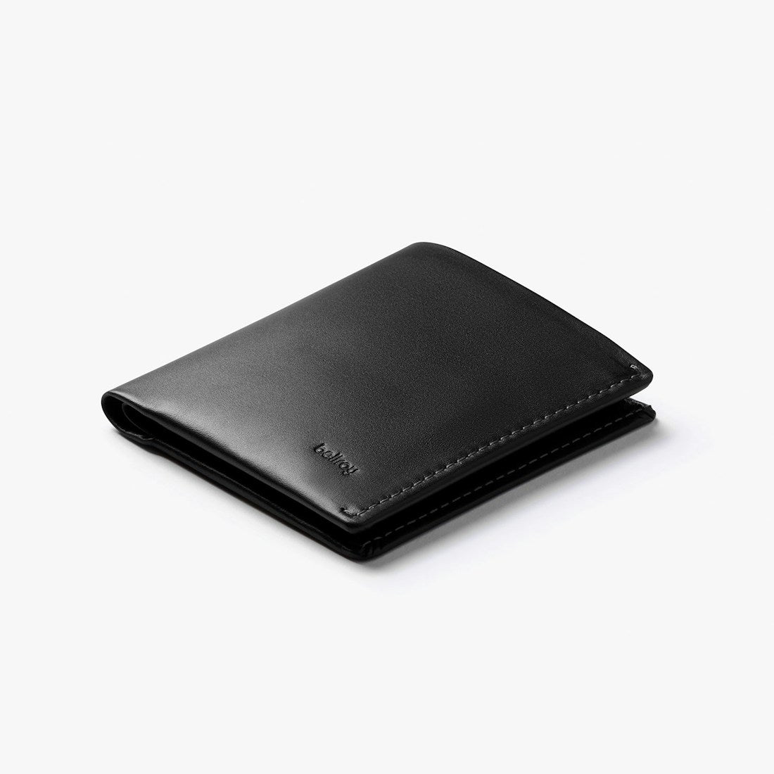 Bellroy Note Sleeve RFID leather wallet in Black, front view - The Simple Man