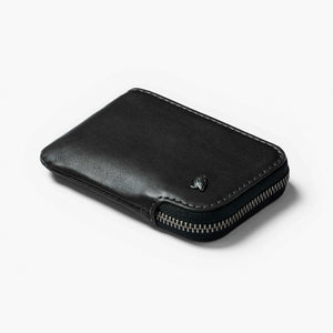 Bellroy Card Pocket wallet in Black, front view - The Simple Man