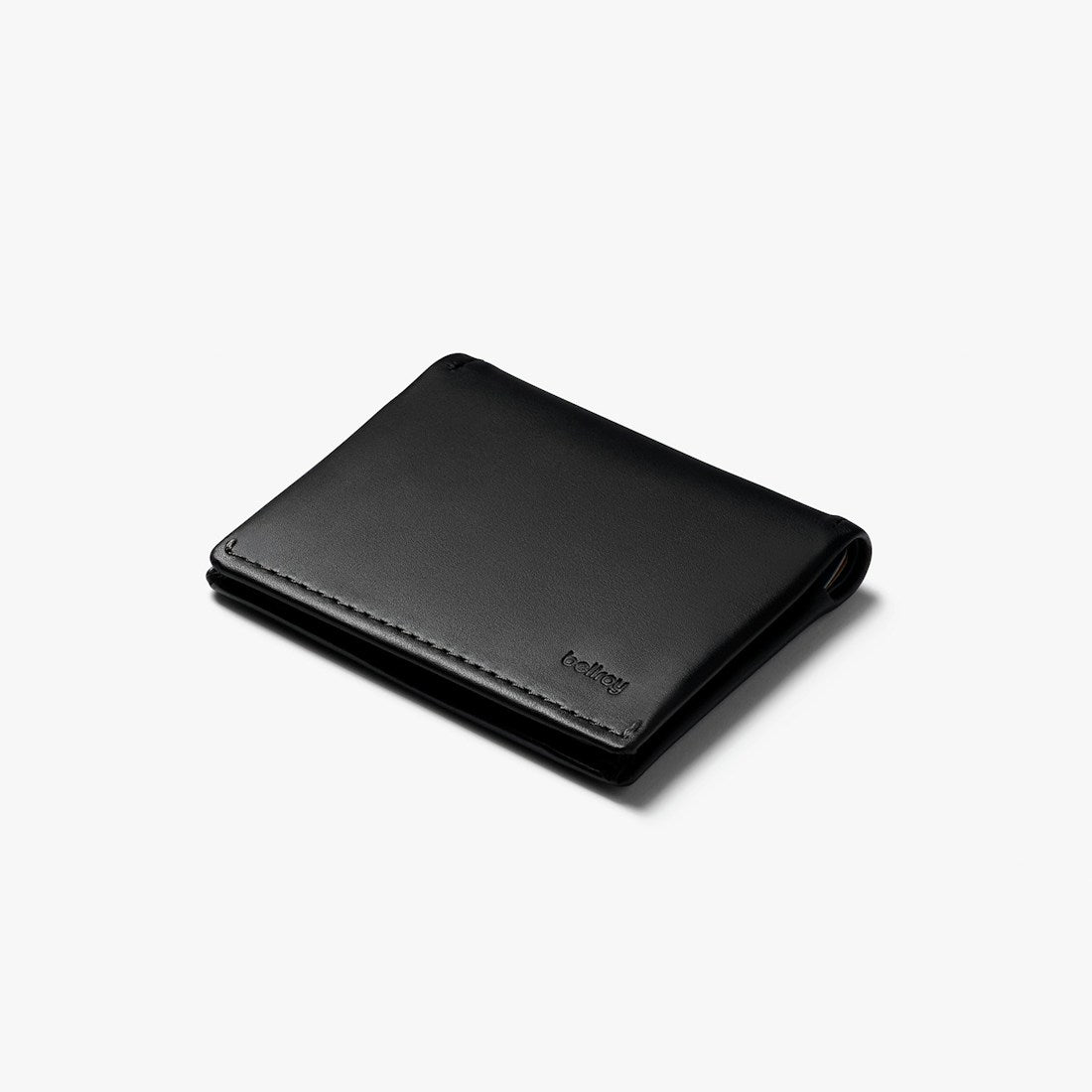 Bellroy Slim Sleeve wallet in Black, front view - The Simple Man