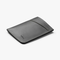 Bellroy Card Sleeve wallet in Charcoal, front view - The Simple Man