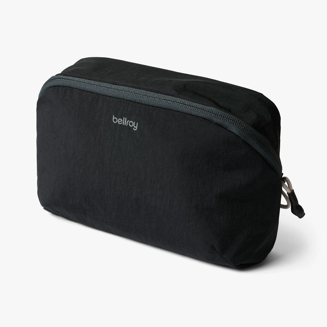 Black Lite Packing Pouch 3L shown fully zipped, durable Dura Lite Nylon travel organizer available at The Simple Man in Omaha.