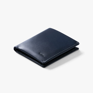 Bellroy Note Sleeve RFID leather wallet in Navy, front view - The Simple Man