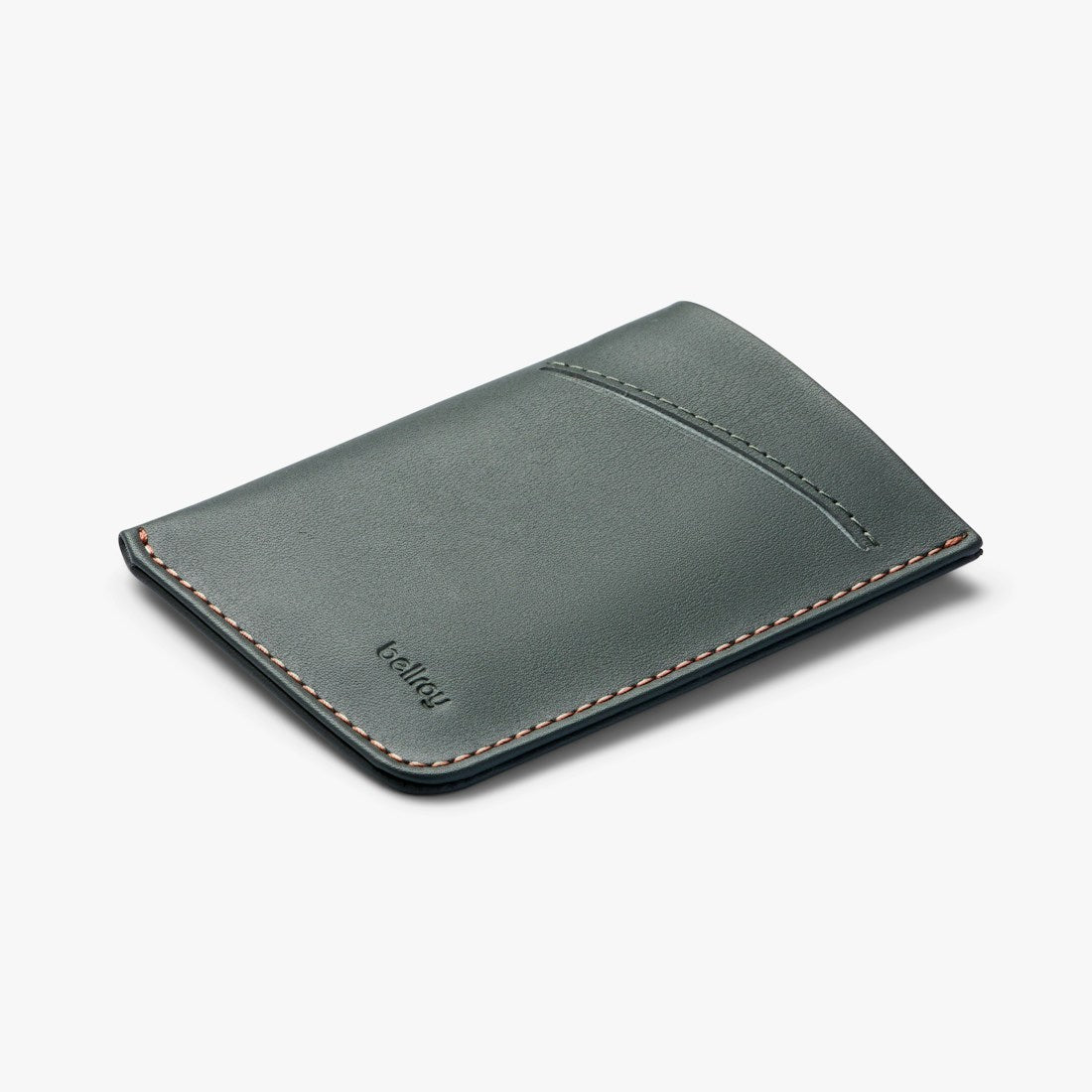 Bellroy Card Sleeve Second Edition slim leather card holder in Everglade, front view - The Simple Man