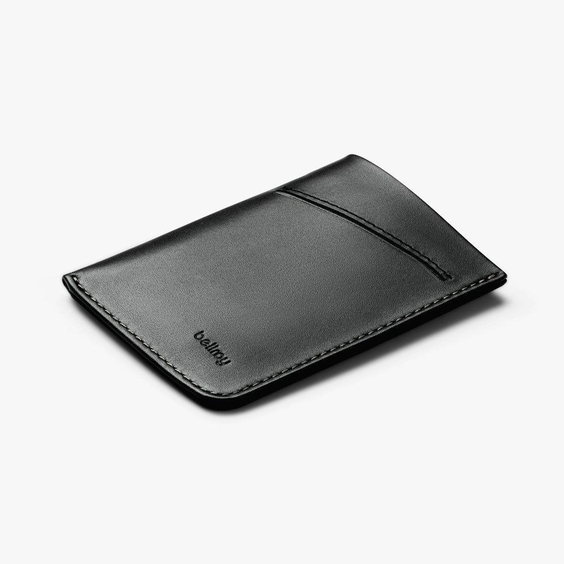 Bellroy Card Sleeve wallet in Black, front view - The Simple Man
