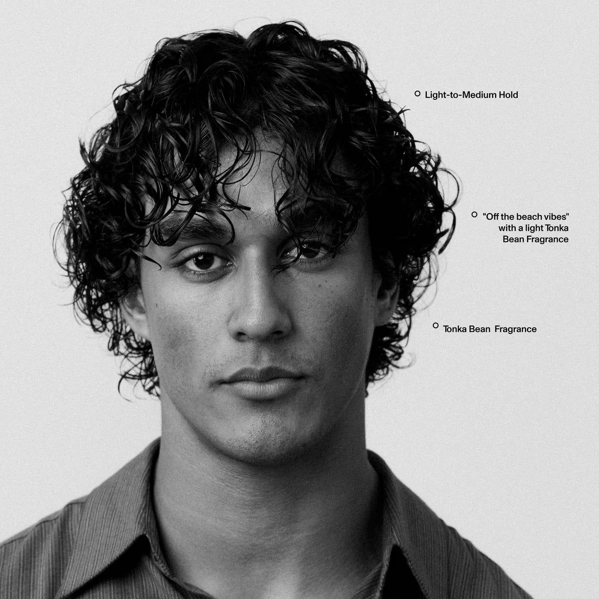 Man styled with Blind Barber 40 Proof Sea Salt Spray, light to medium hold textured finish, The Simple Man