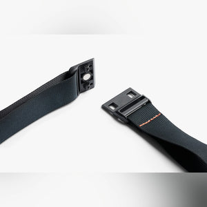Bellroy Lite Sling in Black, close-up of the strap buckle - The Simple Man