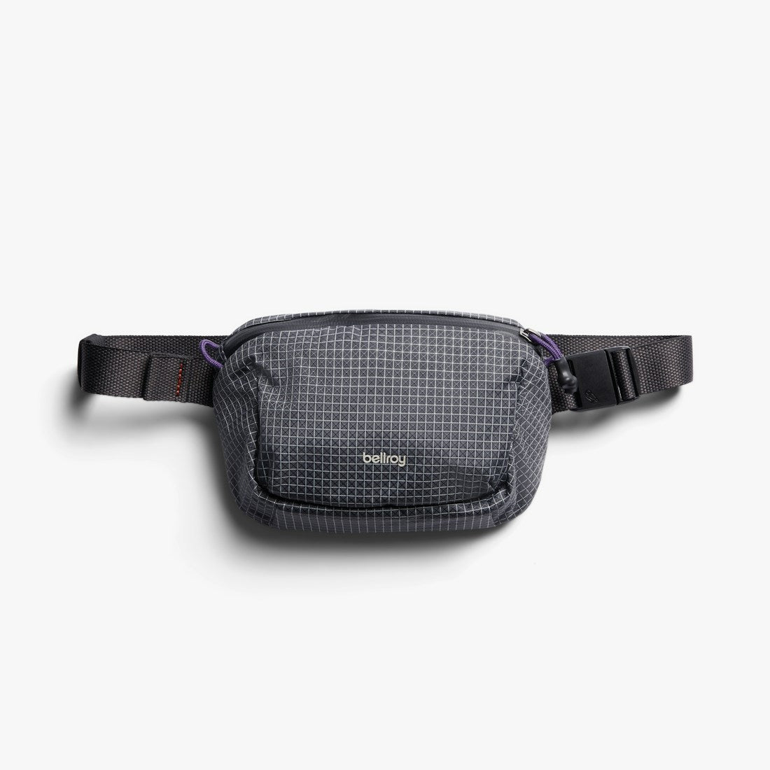 Bellroy Lite Belt Bag in Arcade Grey, front view - The Simple Man