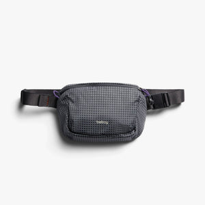Bellroy Lite Belt Bag in Arcade Grey, front view - The Simple Man