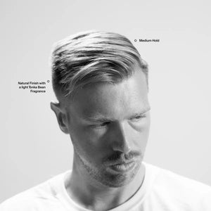 Man styled with Blind Barber 60 Proof Wax, medium hold natural finish, The Simple Man