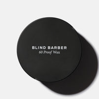 Blind Barber 60 Proof Wax black jar lid, product shot, The Simple Man