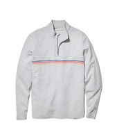 Marine layer air quarter zip in the high rise stripe colorway