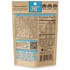 Righteous Felon Baby Blues / Bootlegging BBG Beef Jerky in 2oz Pouch, Rear View