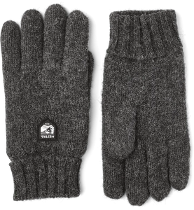 Hestra Basic Wool Gloves in charcoal gray — Shetland wool winter gloves with Thinsulate and fleece lining, available at The Simple Man
