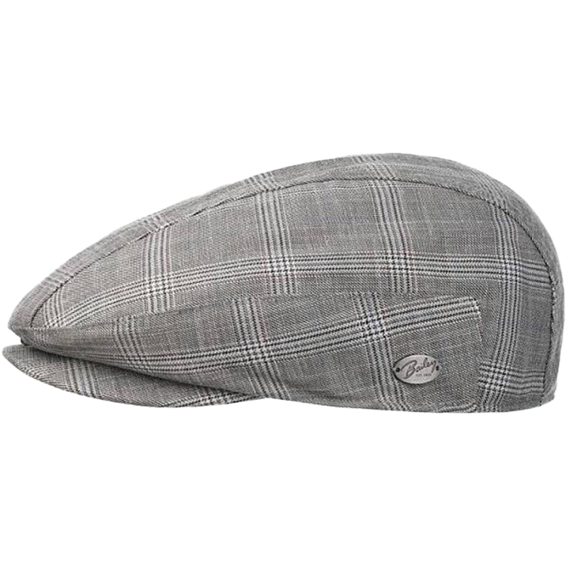 Bailey Of Hollywood Bedias Cap in grey plaid