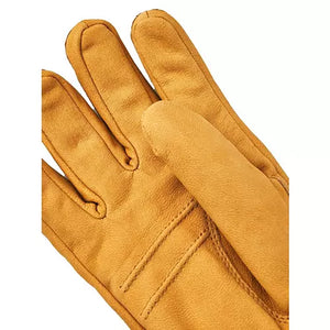 Interior fleece lining detail of Bergvik lined men’s leather glove – Primaloft Gold insulated glove from The Simple Man