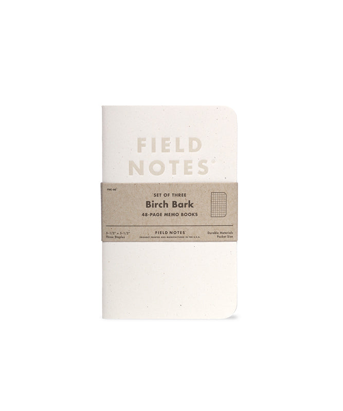 Field Notes Birch Bark Limited edition 3-pack notebooks