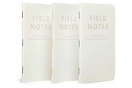Field Notes Birch Bark Limited edition 3-pack notebooks, featuring the 3 notebooks