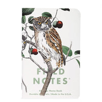 Field Notes Birds and Trees Pack A Screech Owl cover detail by Rex Brasher