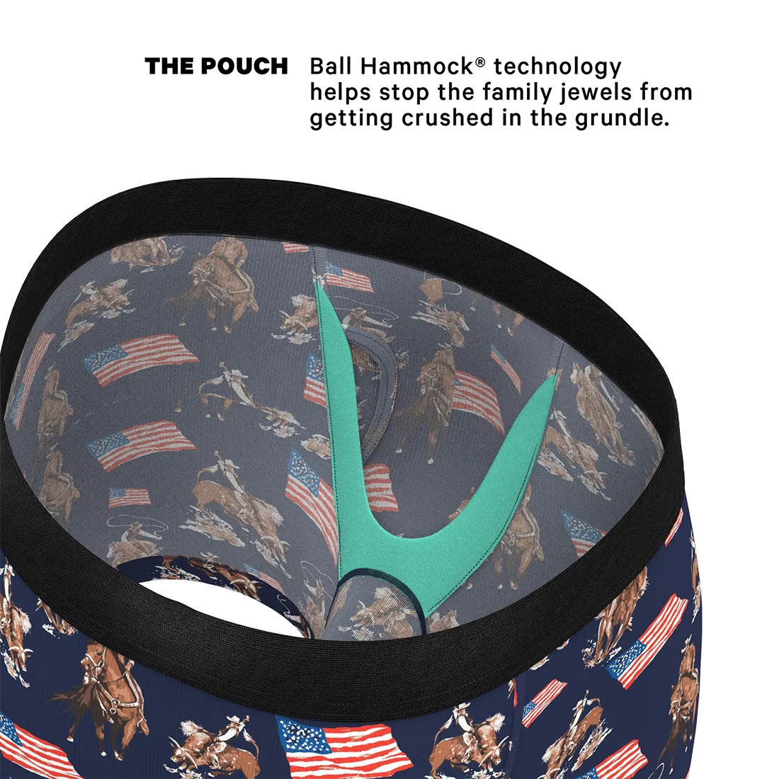 Ball Hammock pouch interior support design breathable men’s underwear close-up
